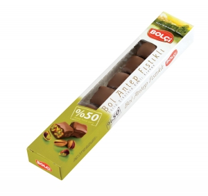 Sütlü Antep Fıstıklı Bolu Çikolatası 65 Gr.